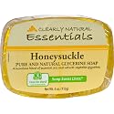 Glycerine Bar Soap - Honeysuckle, 4 oz ( Multi-Pack) Beauty & Personal Care Clearly Natural