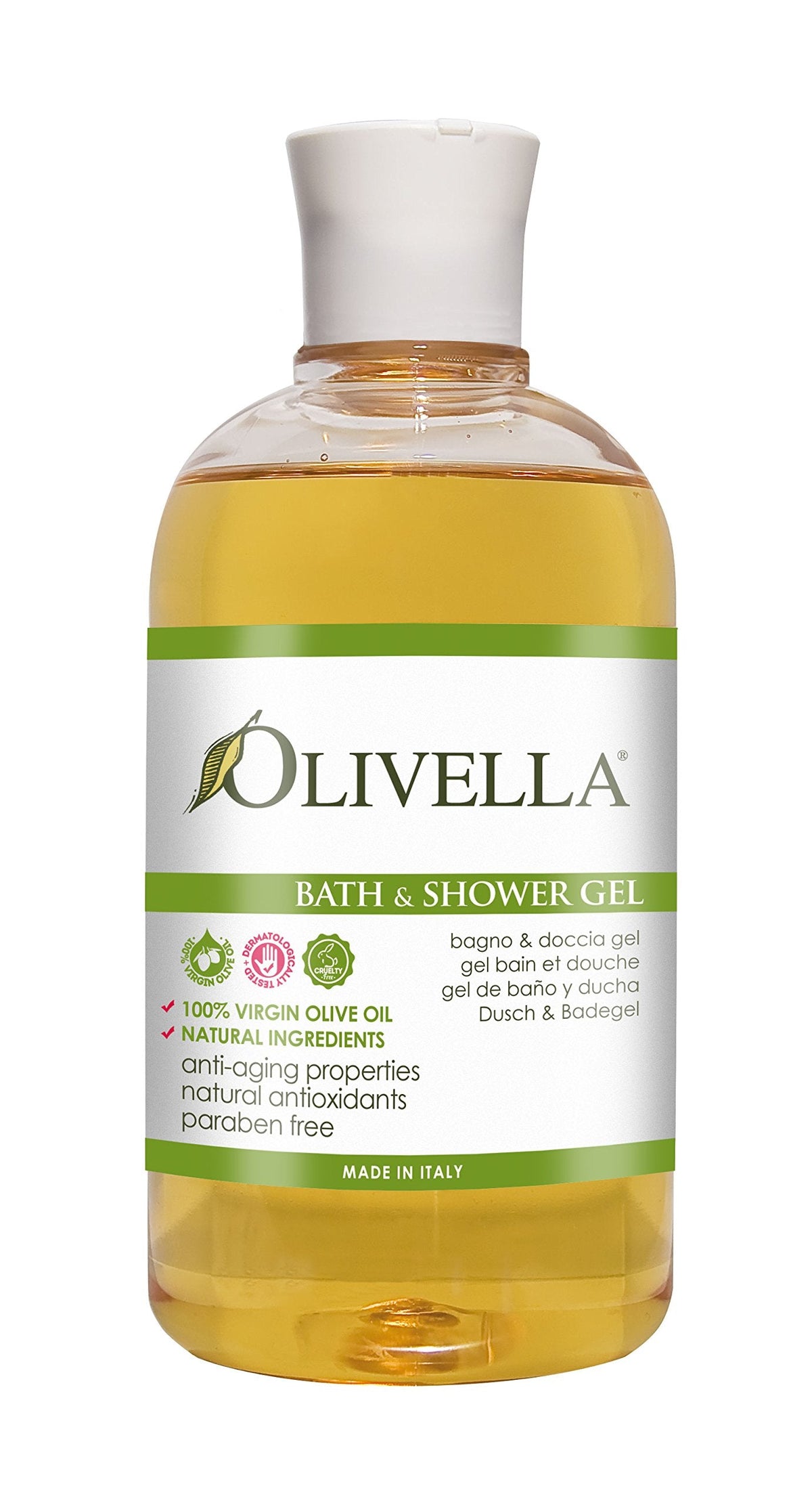 Olivella Virgin Olive Oil, Bath & Shower Gel - 16.9 Oz Beauty & Personal Care Olivella