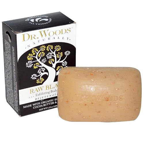 Dr. Woods Naturally Bar Soap Raw Black - 5.25 oz Beauty & Personal Care Dr. Woods