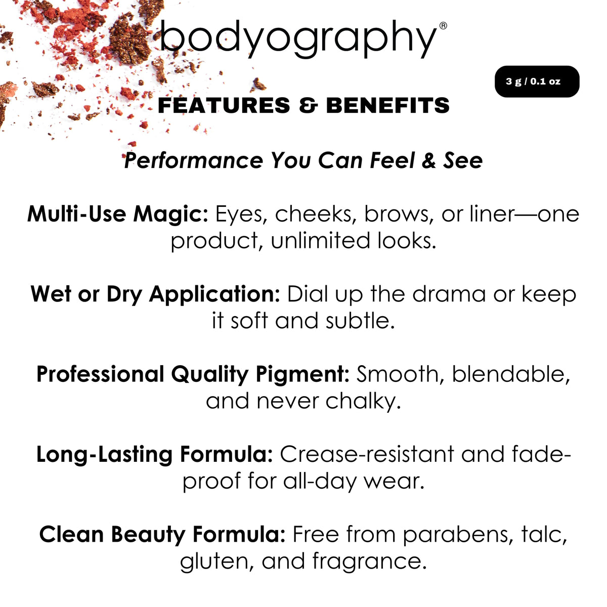 Bodyography Expressions Eye Shadow - Coy (Purple Grey (Matte)) | Multi-Functional, Long-Wearing Powder for Eyes, Cheeks & Brows | Buildable, Silky Beauty & Personal Care Bodyography