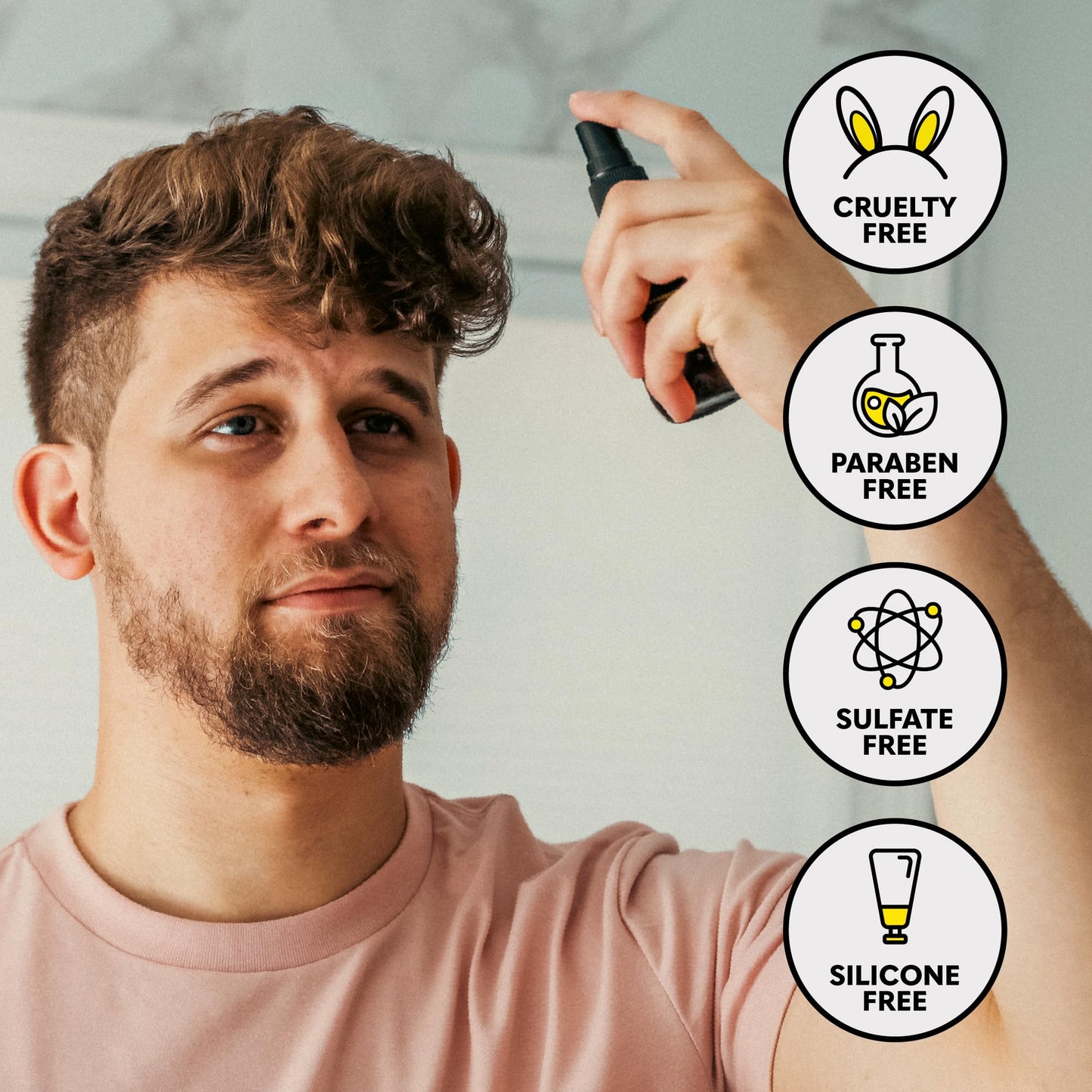 Beard Club Sea Salt Texture Spray for Men & Women - Thickening, Volumizing, Curl-Defining for All Hair Types - Paraben, Sulfate, Alcohol-Free Beauty & Personal Care The Beard Club