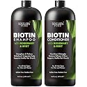 SOULSPA PURE Biotin Rosemary Shampoo and Conditioner Set - Sulfate Free Scalp Care & Hair Strengthening for Thinning, Color-Treated Hair - Rosemary Beauty & Personal Care SOULSPA PURE