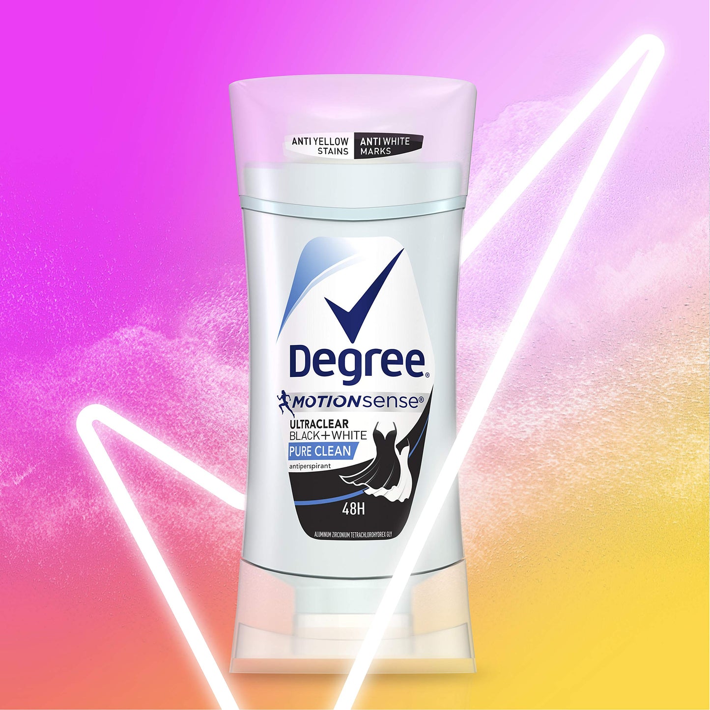 Degree UltraClear Antiperspirant for Women Protects from Deodorant Stains Pure Clean Deodorant for Women 2.6 oz Beauty and Personal Care Degree