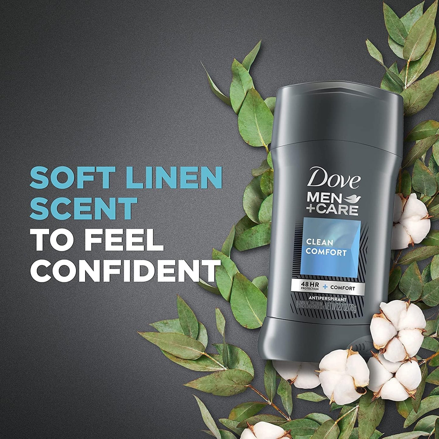 Dove Men+Care Antiperspirant Deodorant Stick Clean Comfort 2.7 oz (Pack of 8) Beauty and Personal Care Dove