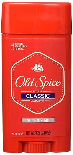 Old Spice Classic Deodorant Stick, Original 3.25 oz (Pack of 3) (38970) Beauty & Personal Care Old Spice