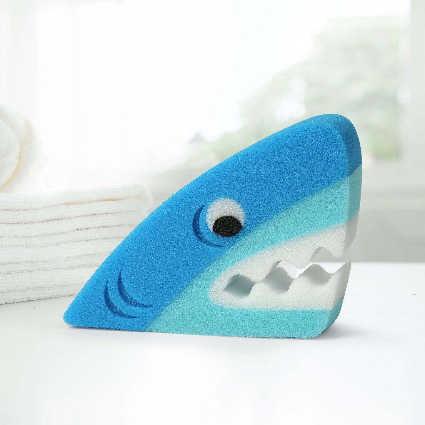Genuine Fred Bath Biters, Children's Bath Sponge, Shark - Large & Absorbent - Gentle on Skin - Adds Fun to Bathtime or Water Table - Great Gift Beauty & Personal Care Genuine Fred