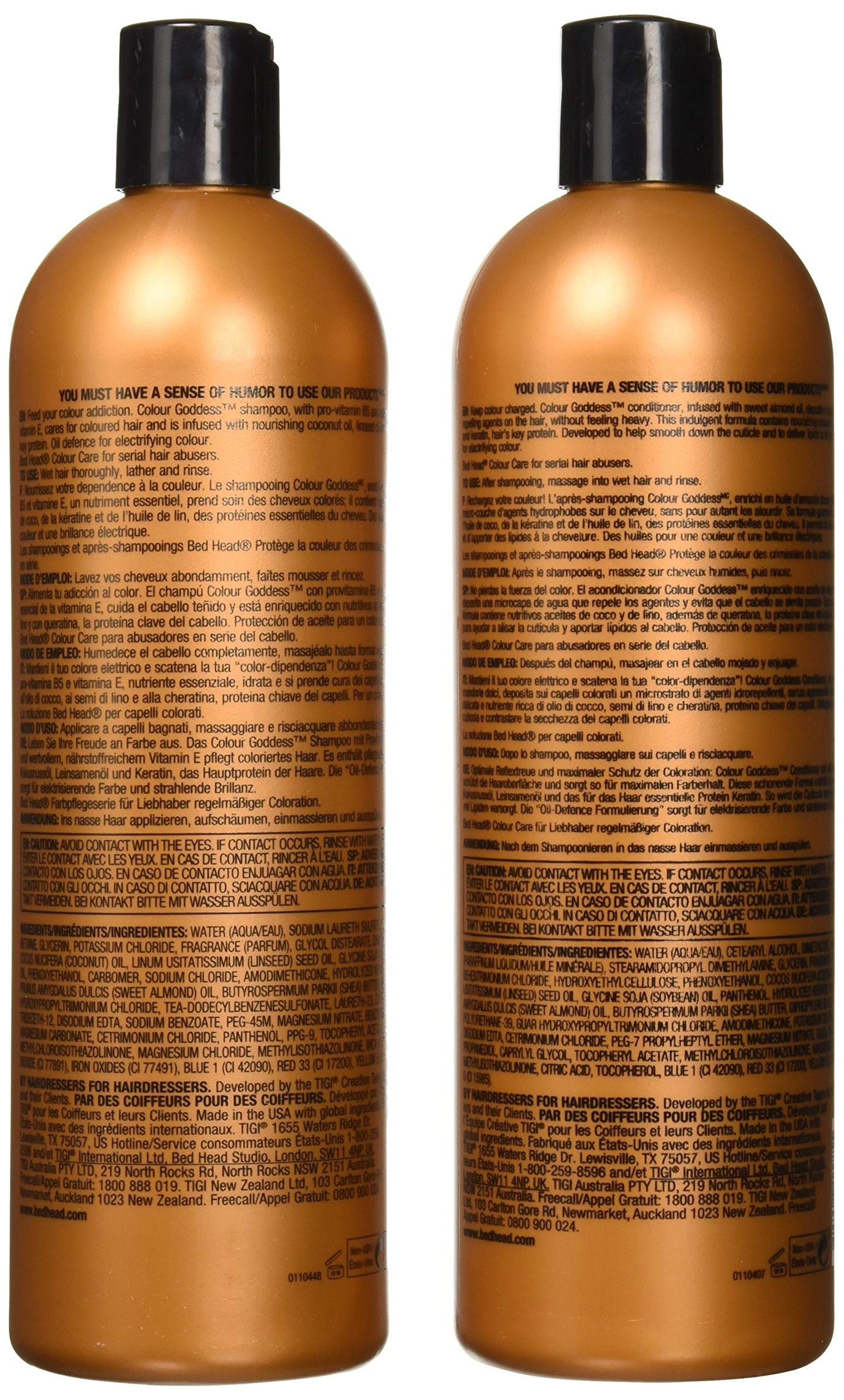 Tigi Bed Head Colour Goddess 25.36oz Duo Beauty & Personal Care Bed Head