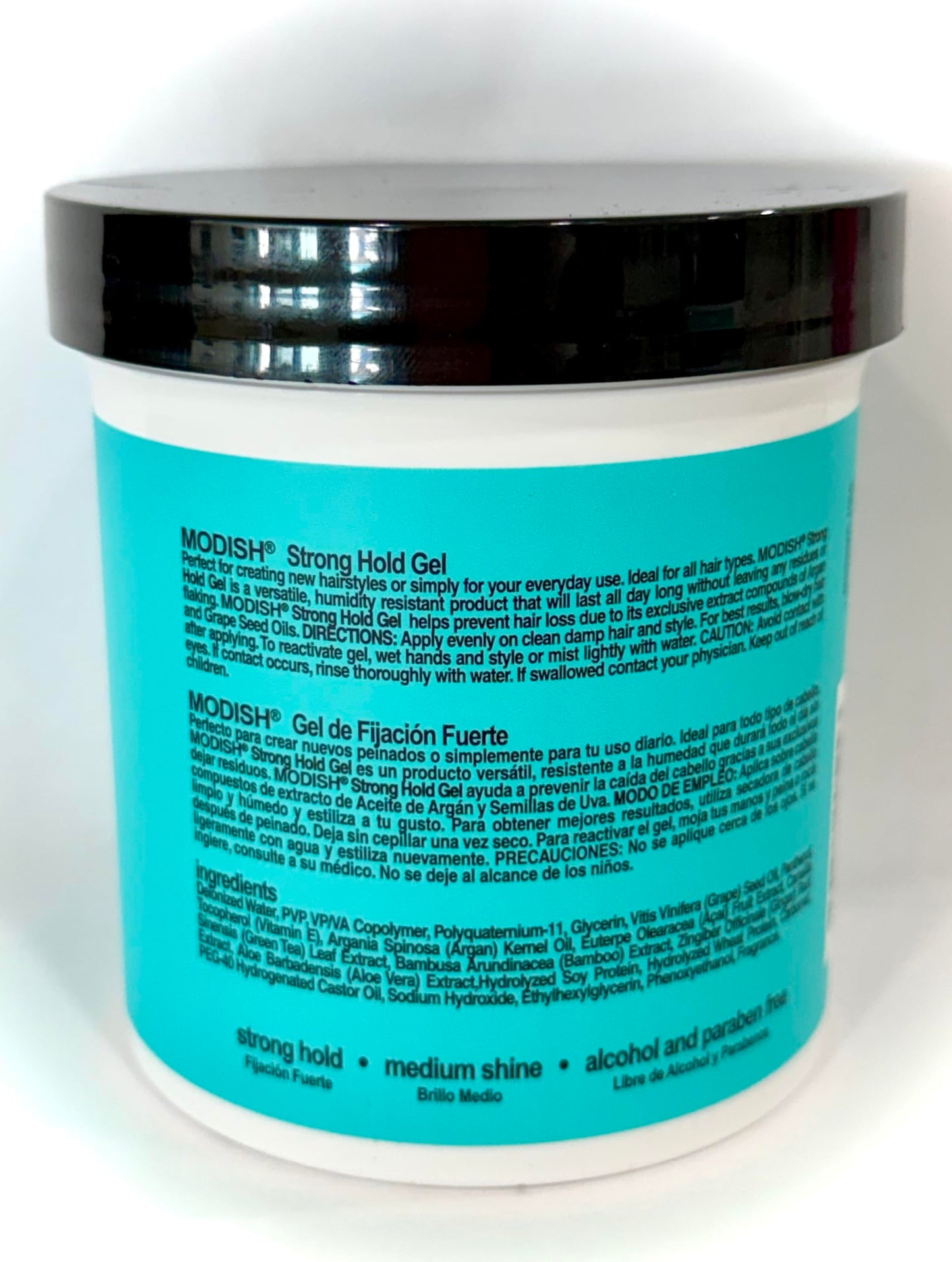 Modish Hair Gel, Strong Hold with Argan Oil, Alcohol FREE, (Set of 2) 16.oz Beauty & Personal Care Modish