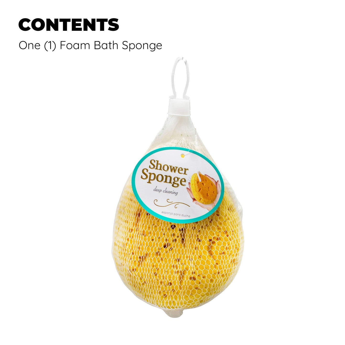 Jacent Deep Cleaning Foam Body Sponge, 1 EA Beauty & Personal Care Jacent