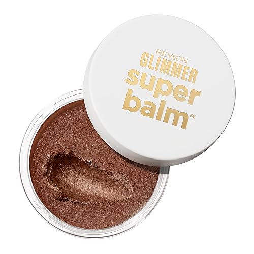 Revlon Glimmer Super Balm, Multi-Use Glow Face Makeup, Cream Bronzer, Highlighter, & Blush, 006 Bronze Noir, 0.06 oz Beauty & Personal Care REVLON