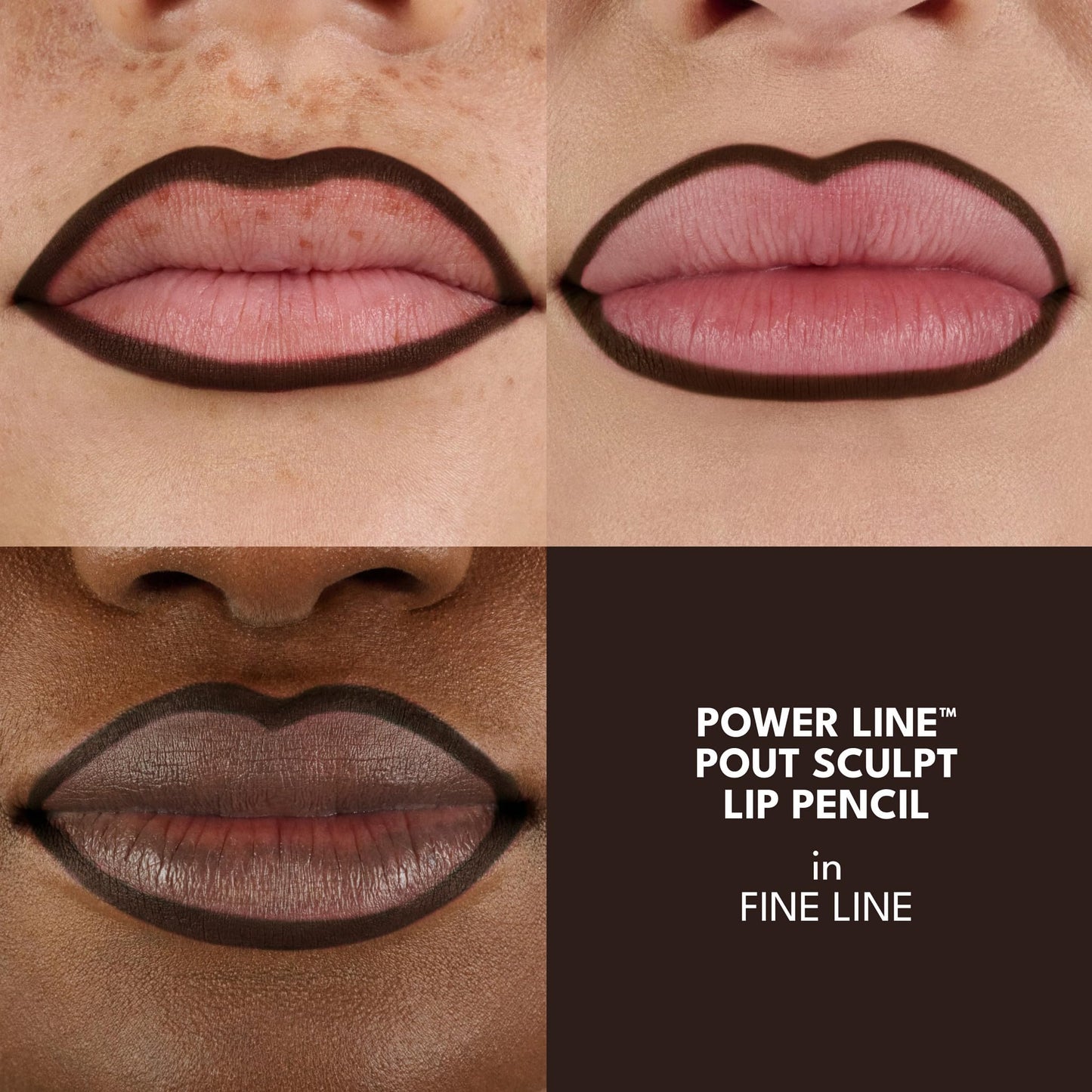 Buxom Power Line Pout Sculpt Lip Pencil, Bold Waterproof Matte Lip Liner Pencil for Precise, Full-Coverage Definition, Fine Line Beauty & Personal Care Buxom