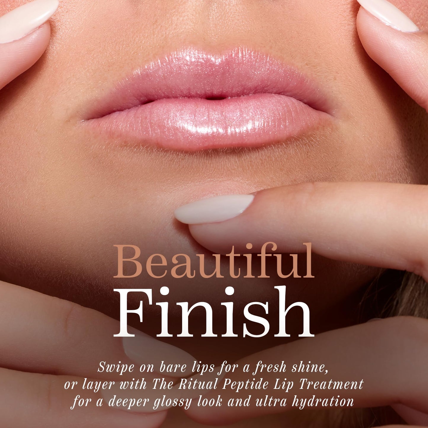 Cote Beauty's Euphoria Peptide Lip Shine, Ultra Hydrating & Long-Lasting Shimmery Sheer Nude Plumping Lip Gloss for Women with Hyaluronic Acid, Shea Beauty & Personal Care Cote Shop