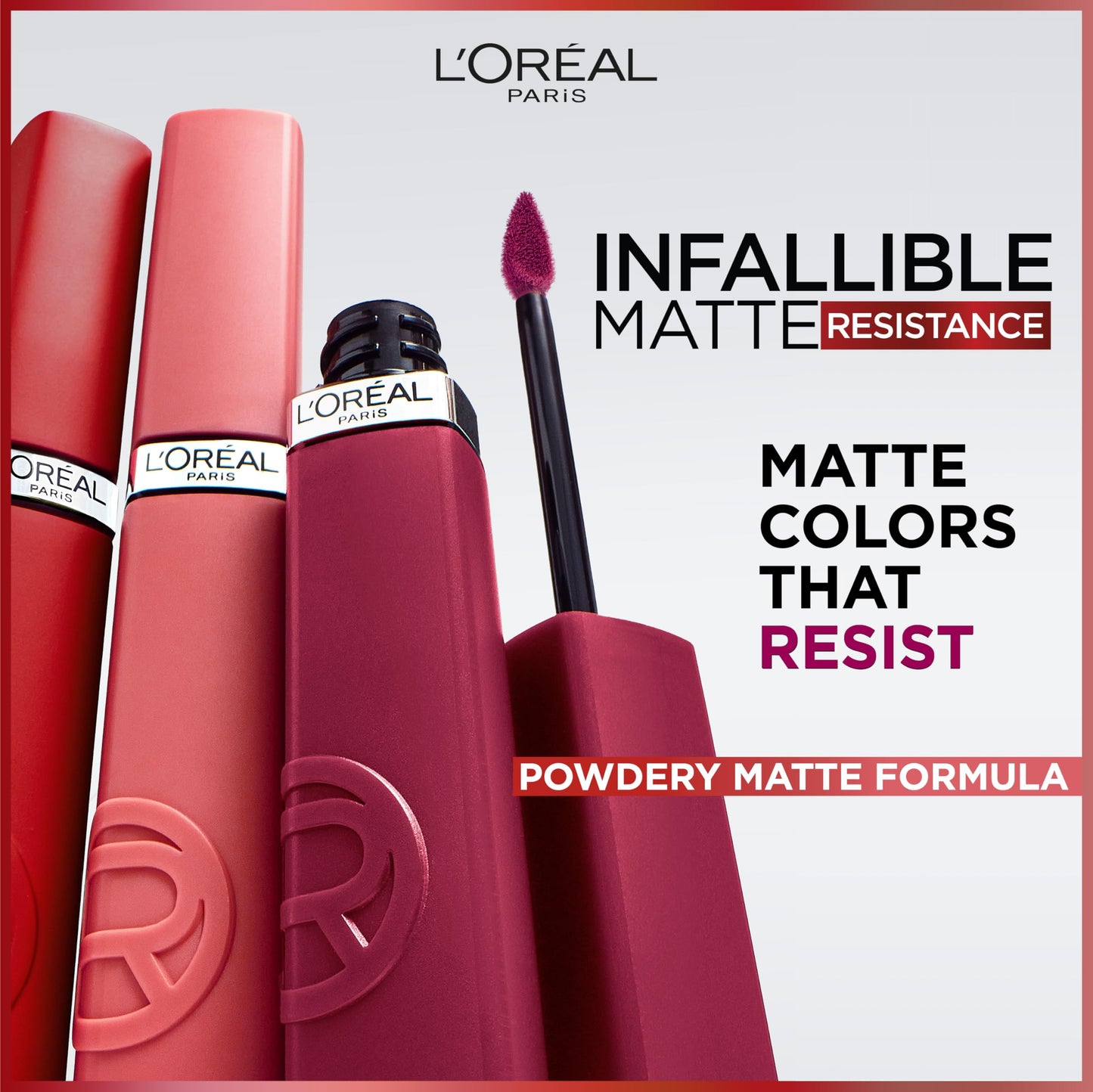 L'Oreal Paris Infallible Matte Resistance Liquid Lipstick, up to 16 Hour Wear, Tropical Vacay 210, 0.16 Fl Oz Beauty & Personal Care L'Oreal Paris