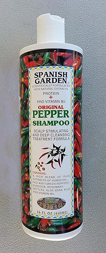 Spanish Garden N'iceshop Original Pepper Shampoo 16 Oz Beauty & Personal Care Spanish Garden