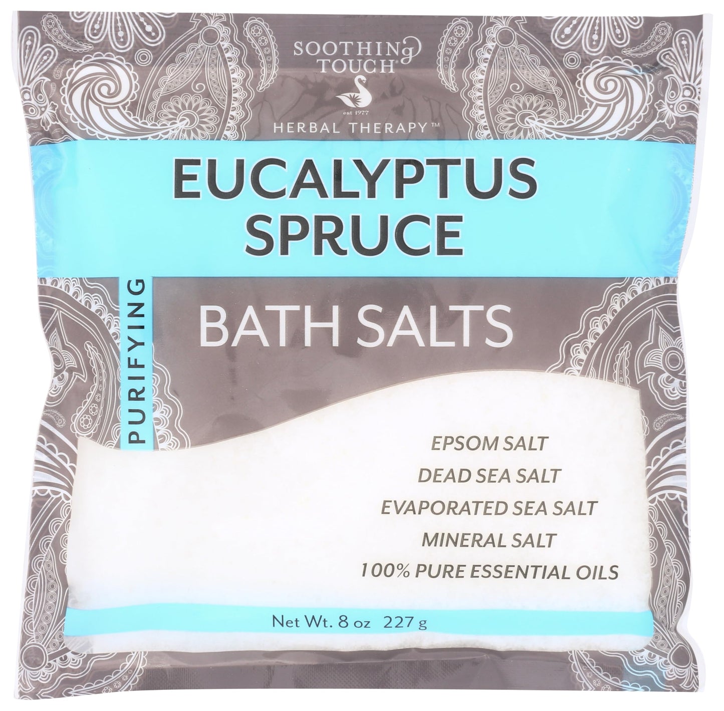 Soothing Touch Spruce Bath Salts Pouch, Eucalyptus, 8 Ounce Beauty and Personal Care Soothing Touch