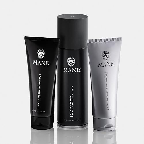 Mane Hair Thickener 200 ml with a Shampoo and Conditioner (Silver) Beauty & Personal Care MANE