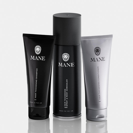 Mane Hair Thickener 200 ml with a Shampoo and Conditioner (Medium Brown) Beauty & Personal Care MANE