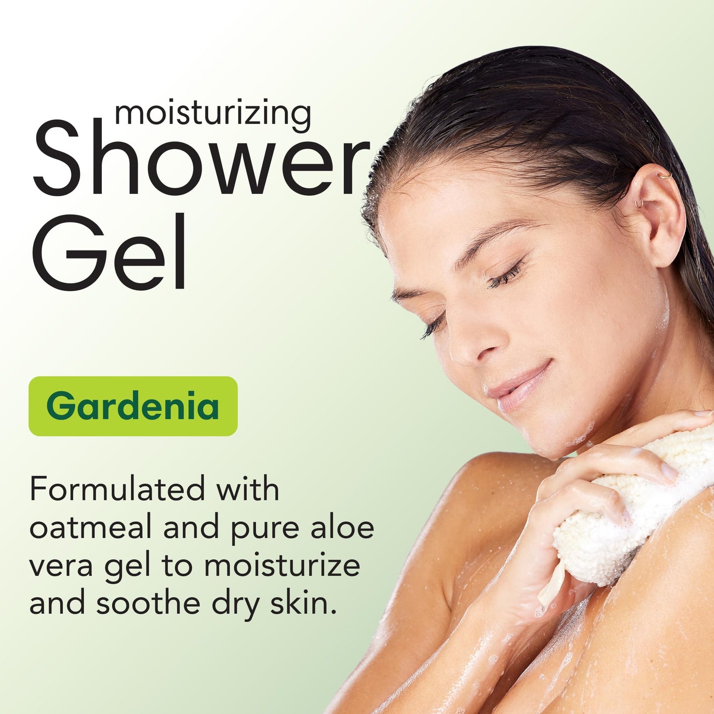 ShiKai Daily Moisturizing Shower Gel (Gardenia, 12oz, Pack of 2) | Gentle Formula | Aloe Vera & Oatmeal for Soft, Healthy Skin | Dry Skin Relief Beauty & Personal Care ShiKai