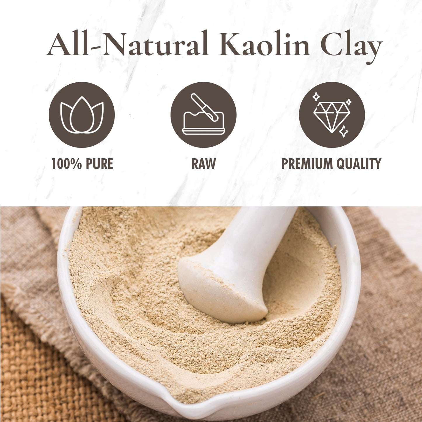 Rhassoul Clay - Ghassoul Clay 1 Lb - Moroccan Lava Clay - Detoxifying and Rejuvenating clay by SaaQin® Beauty & Personal Care SAAQIN