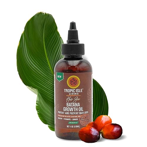 Tropic Isle Living Hair Gro Batana Growth Oil Collection (4 oz, Original) Beauty & Personal Care Tropic Isle Living