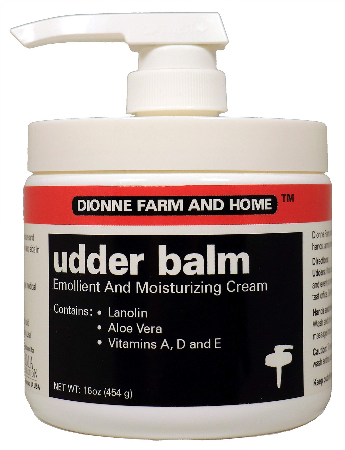 Dionne Farm and Home Udder Balm 16 oz pump jar Beauty & Personal Care Original Udder Balm