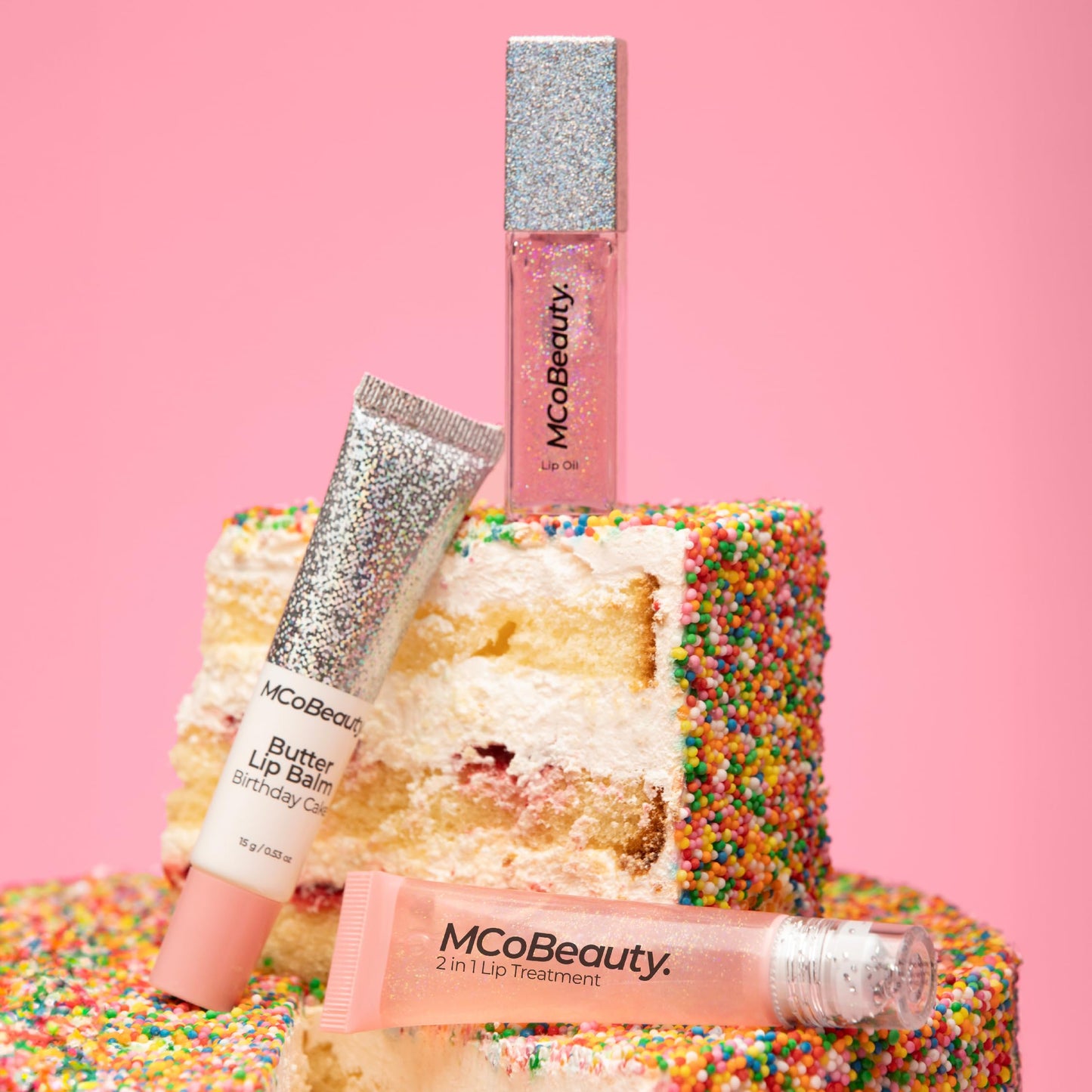 MCoBeauty Luscious Butter Lip Balm - Birthday Cake Beauty and Personal Care MCoBeauty