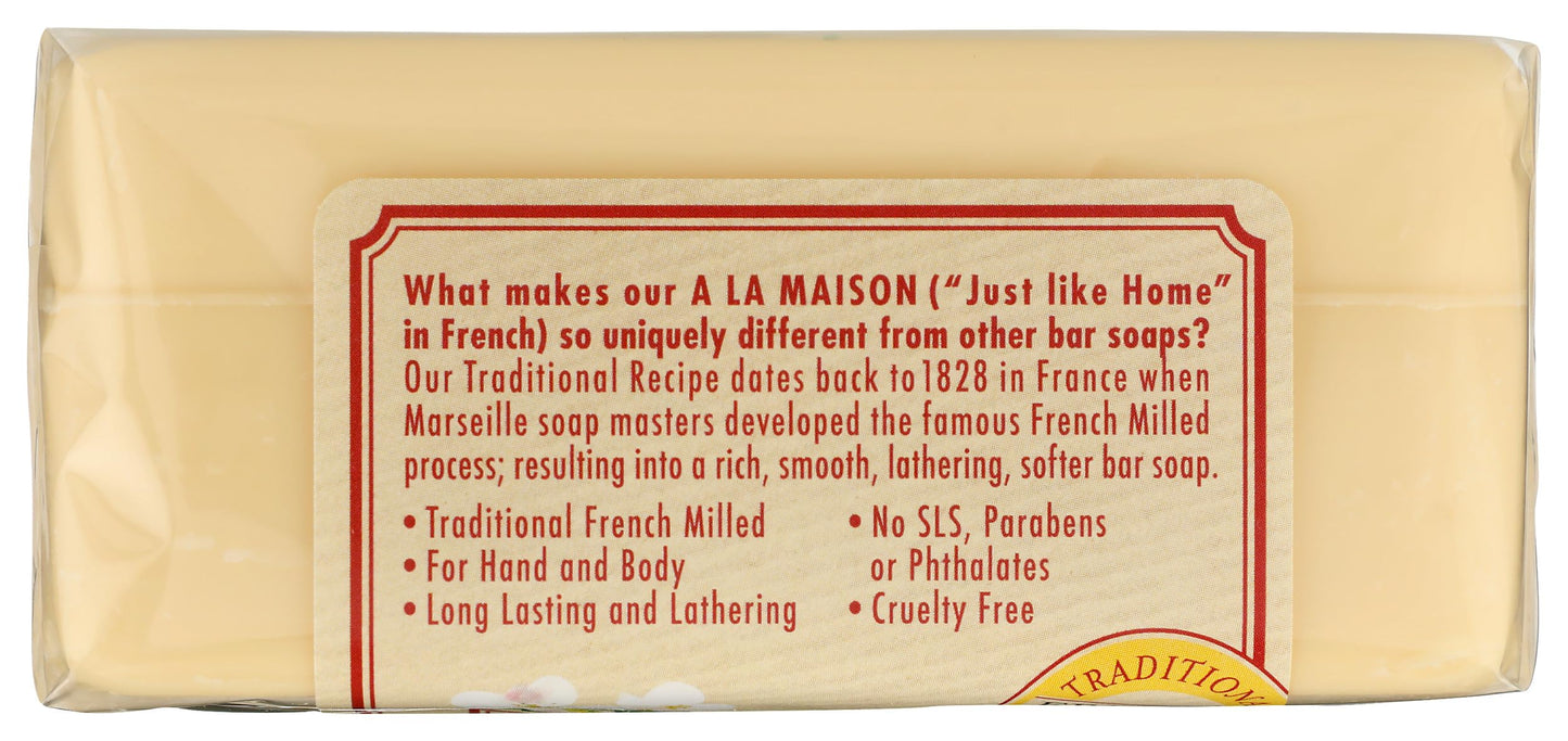 A LA MAISON Honey Apple Crisp Bar Soap - Triple French Milled Natural Moisturizing Hand Soap Bar (8.8 Oz, 1-Pack) Beauty & Personal Care A LA MAISON