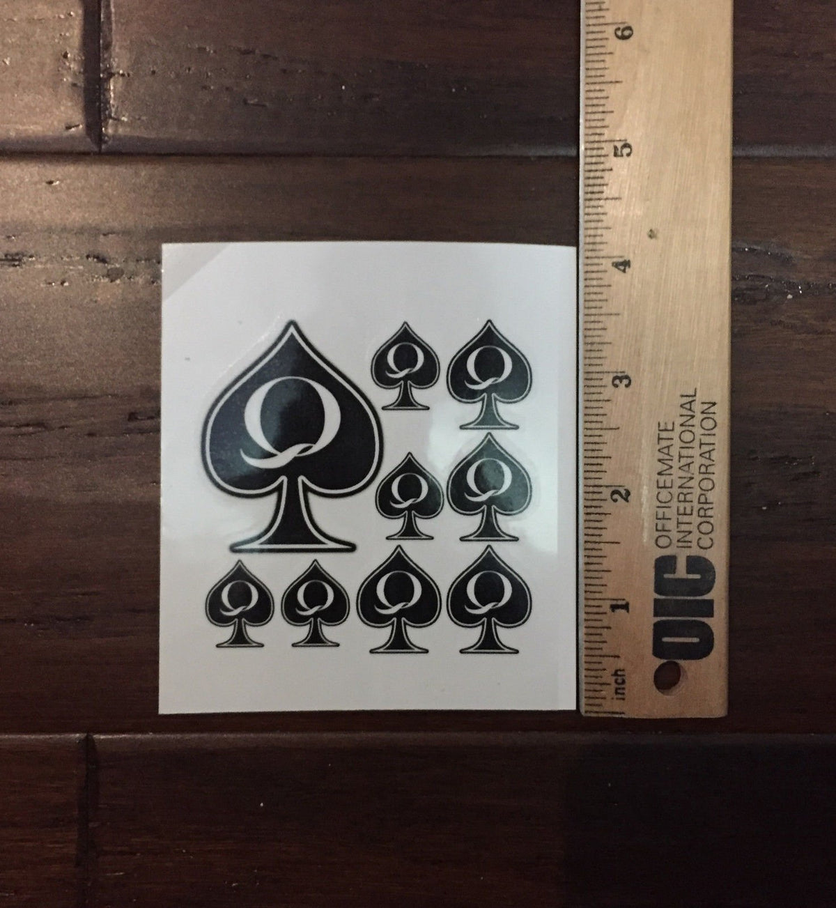8 Sheets of QoS Related Temporary Tattoo Set with Queen of Spaces BBC Only And More
