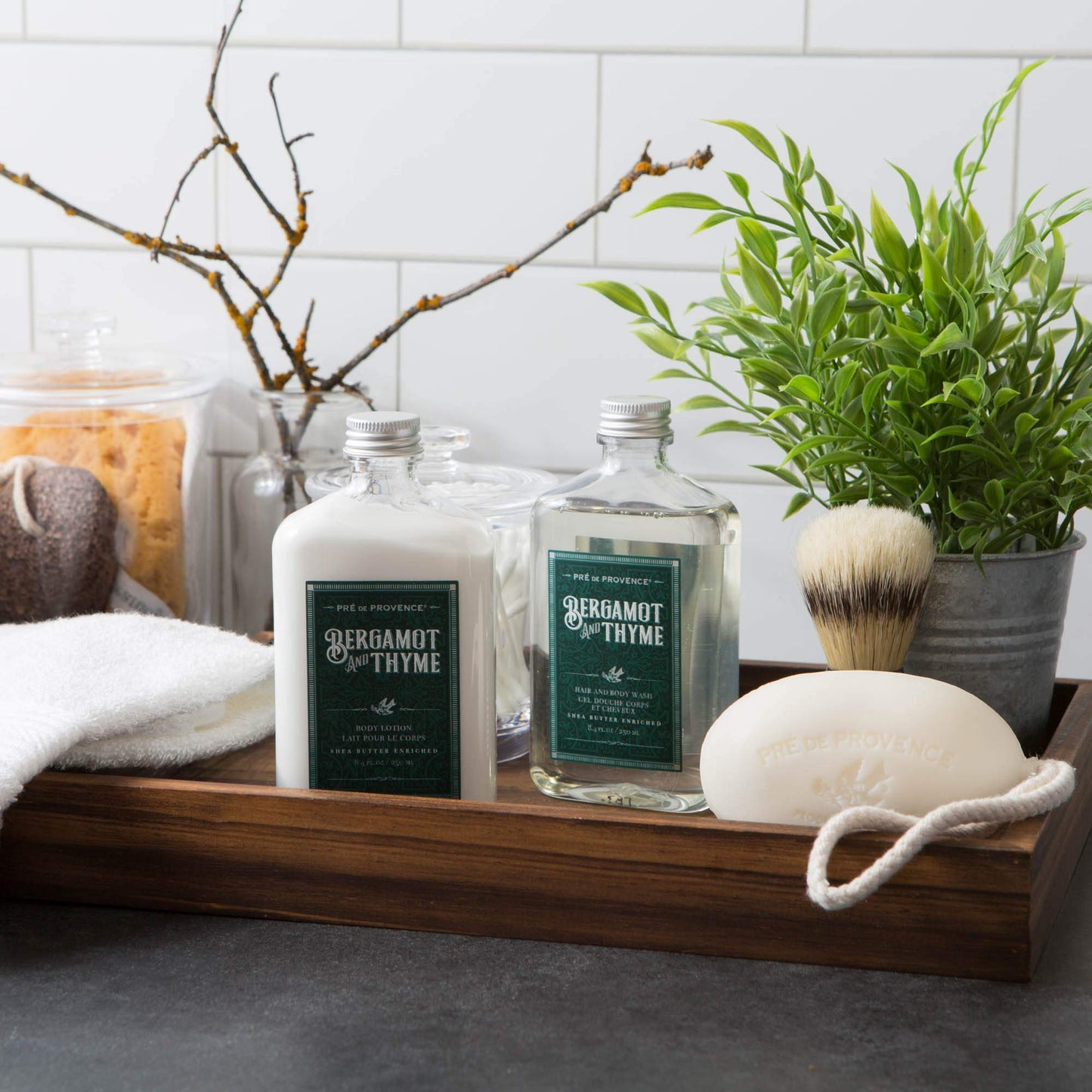 Pre de Provence Bergamot & Thyme Men's Fragrance Collection, Body Lotion, 250 ML Beauty & Personal Care Pre de Provence