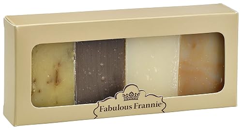 Fabulous Frannie Aromatherapy All Natural Herbal Family Favorites Protect, Sleep, Orange Vanilla and Lemongrass Soap Sampler Set with Pure Essential Beauty & Personal Care Fabulous Frannie