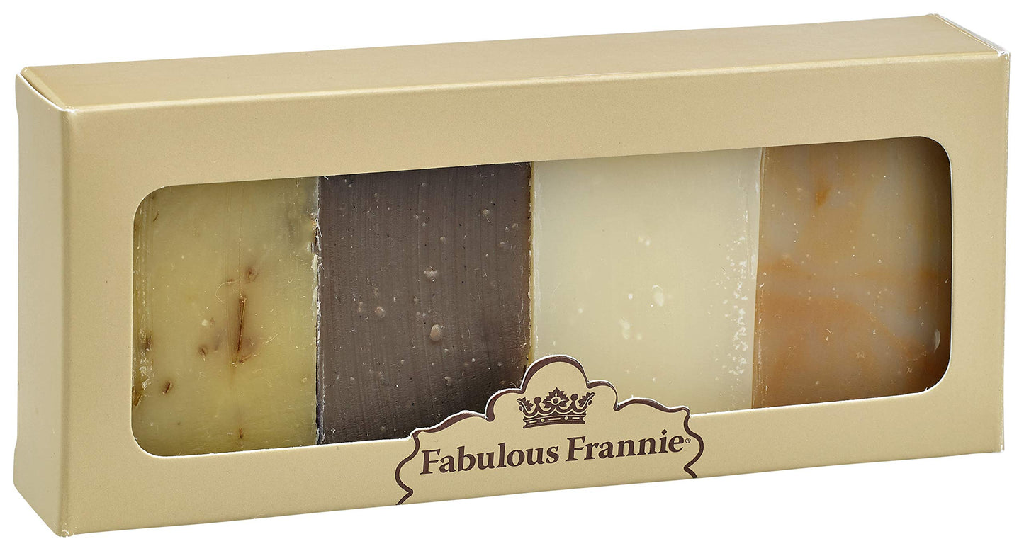 Fabulous Frannie Aromatherapy All Natural Herbal Family Favorites Protect, Sleep, Orange Vanilla and Lemongrass Soap Sampler Set with Pure Essential Beauty & Personal Care Fabulous Frannie