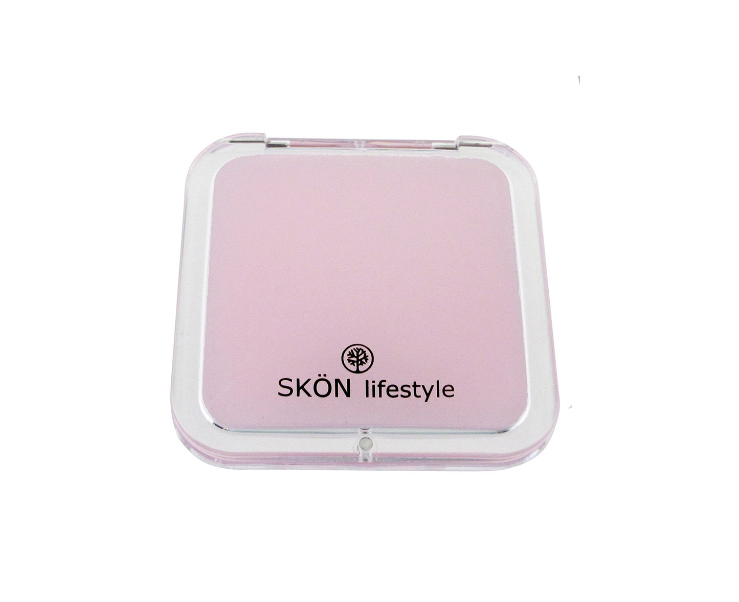 SKÖN lifestyle - Missy 10X/1X Personal Compact Glass Mirror - Strong 10X magnification and traditional 1X mirror, Full 180 degree opening, Effortless Beauty & Personal Care SKÖN lifestyle