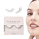 KISS The New Natural, False Eyelashes, 'Gold Hoops', 12mm, Includes 1 Pair Of Lash, Easy to Apply, Reusable Lash Clusters Beauty & Personal Care KISS