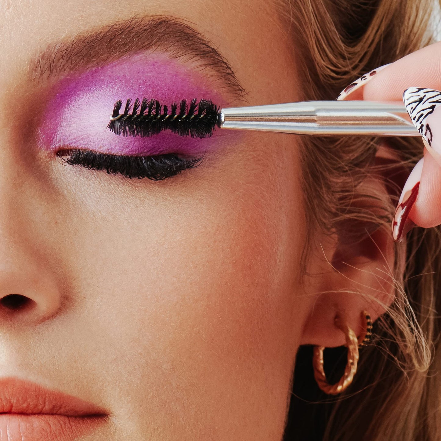Fluff Up Reusable Lash Wand with Comb Beauty & Personal Care Borboleta