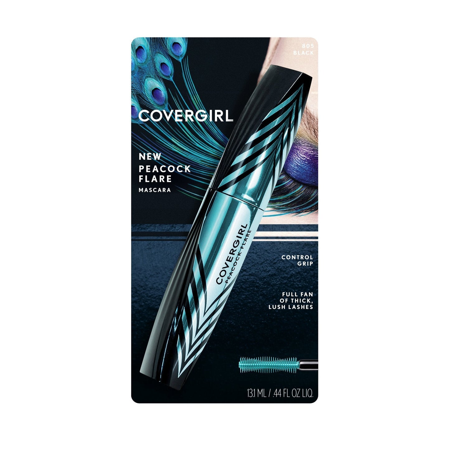 COVERGIRL Peacock Flare Mascara, Black, 0.3 Ounce (packaging may vary) Beauty & Personal Care COVERGIRL