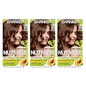 Garnier Nutrisse Nourishing Color Creme Light Natural Brown [60] 1 ea (Pack of 3) Beauty & Personal Care Garnier