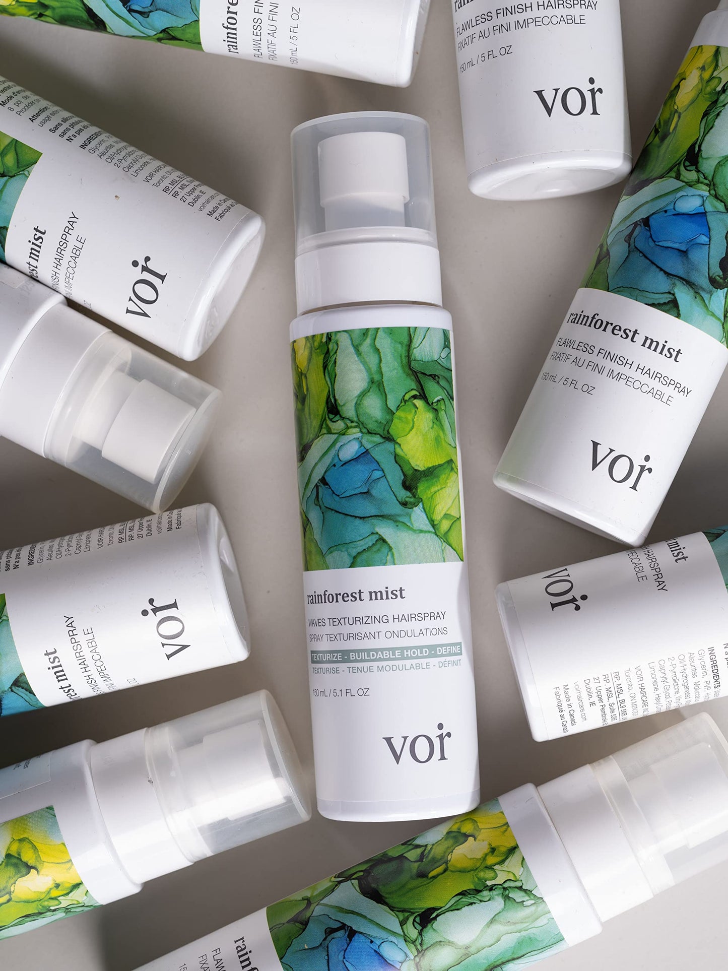 Voir Haircare Rainforest Mist Waves Texturizing Hairspray 5.1 Fl Oz Beauty & Personal Care Voir Haircare
