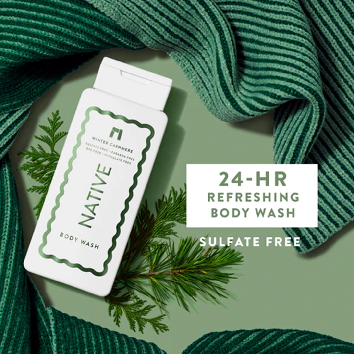 Native Limited Edition Winter Cashmere Body Wash 18 oz - Packi Of 02 Beauty & Personal Care Native