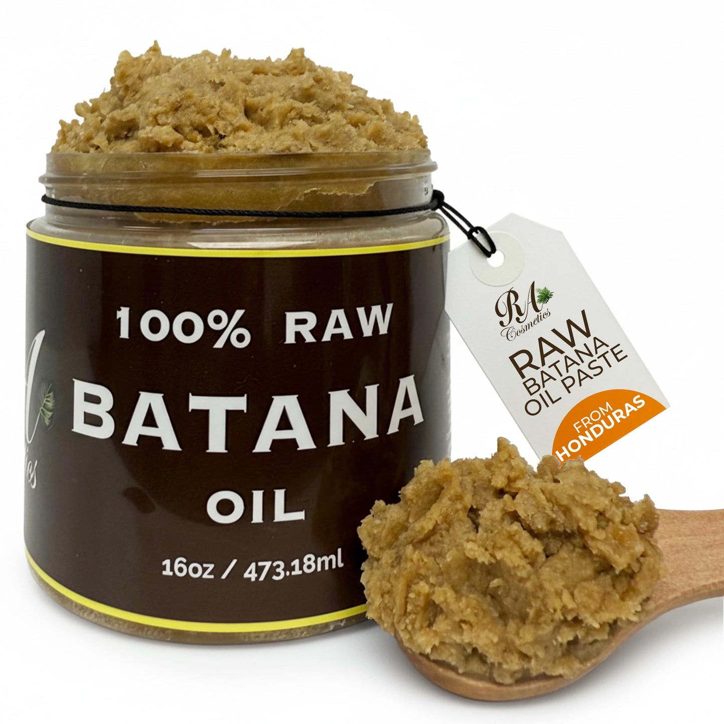 RA COSMETICS 100% Natural Unrefined Batana Hair Oil for Healthy Hair, 16 oz | Dr Sebi Batana Oil Hair Moisturizer for Damaged Hair Repair Beauty & Personal Care RA COSMETICS