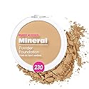 Ruby Kisses Mineral Pressed Powder Foundation, Medium to Full Coverage Natural Finish 0.35 Ounce (Natural Buff) Beauty & Personal Care Ruby Kisses