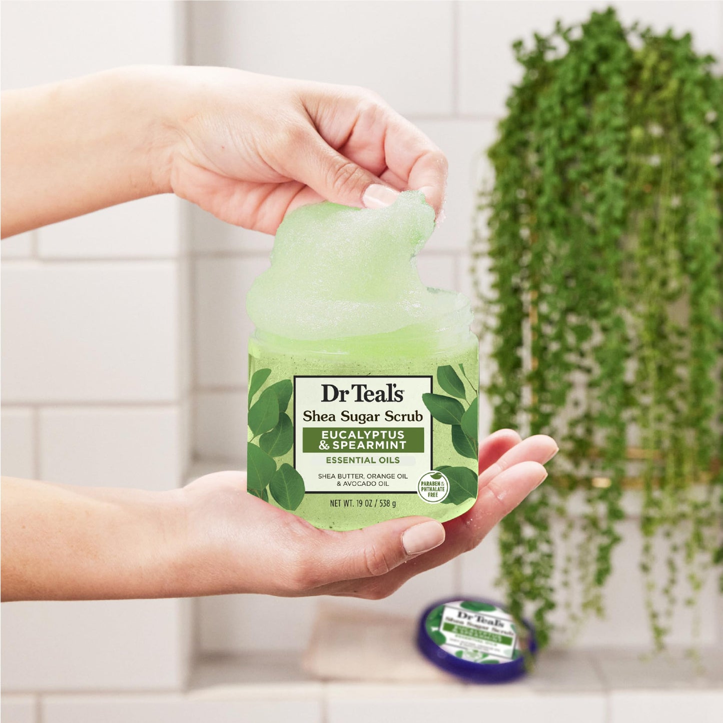 Dr Teal's Shea Sugar Scrub, Eucalyptus & Spearmint Essential Oils, 19 oz (Pack of 3) Beauty and Personal Care Dr Teal's
