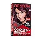 Revlon Colorsilk Beautiful Color Permanent Hair Color, Long-Lasting High-Definition Color, Shine & Silky Softness with 100% Gray Coverage, Ammonia Beauty & Personal Care REVLON