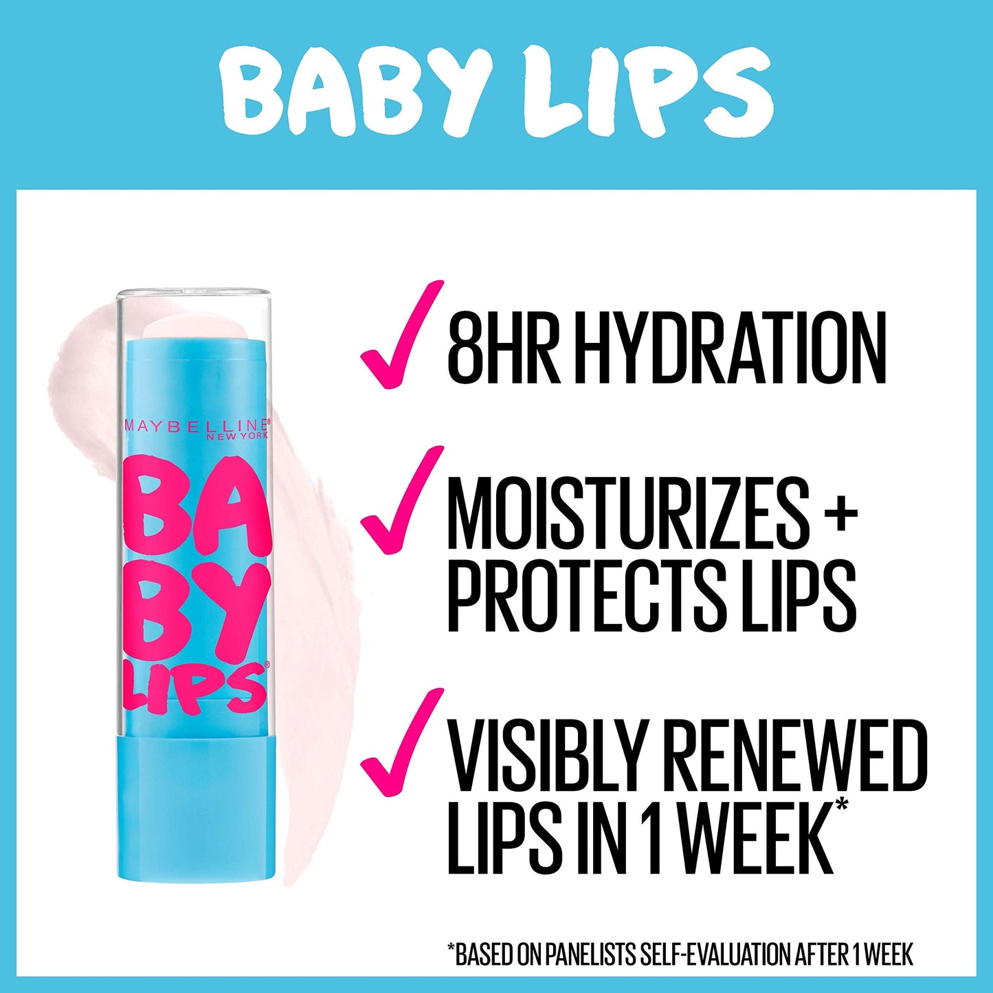 Maybelline Baby Lips Moisturizing Lip Balm Stick SPF 20 - Quenched 0.15 Ounce Beauty & Personal Care MAYBELLINE