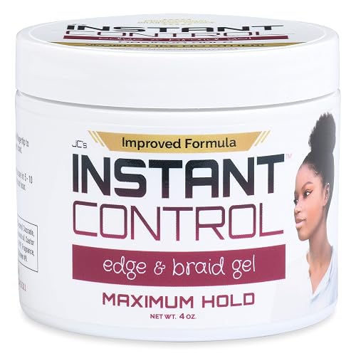 JC's Instant Control Edge & Braid Gel Max. Hold 4 oz.… Beauty & Personal Care JC's
