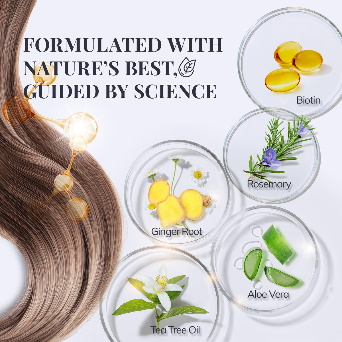 RootStim Biotin & Rosemary Hair Growth Shampoo for Thinning Hair, 10 Fl Oz