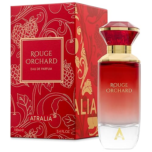 Atralia Rouge Orchard Eau de Parfum 100ml - Fruity Floral Perfume for Women, Raspberry, Rose, Cherry, Vanilla & Patchouli, Long Lasting Elegant Beauty & Personal Care Atralia