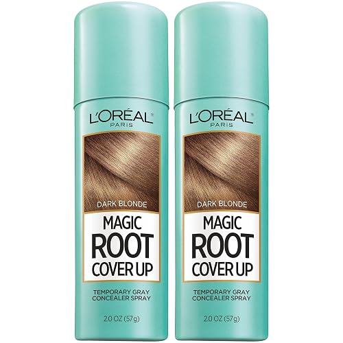 L'Oreal Paris Magic Root Cover Up Gray Hair Spray, 100% Gray Hair Coverage with Buildable, Lightweight, Transfer-Resistant, and Temporary Formula Beauty & Personal Care L'Oreal Paris