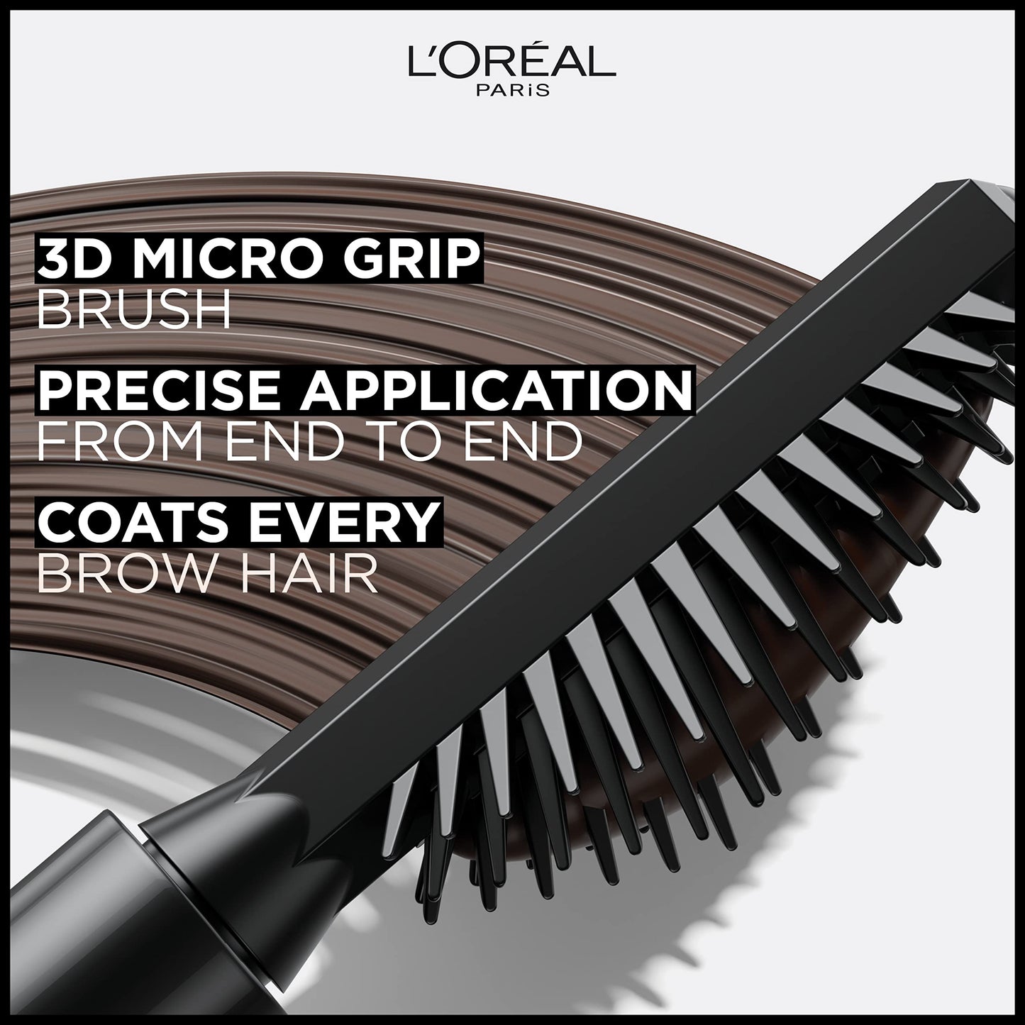 L'Oreal Paris Infallible Volumizing 24H Wear Brow Mascara, Long Lasting Eyebrow Makeup for 2X Fuller Eyebrows, 6.0 Light Brunette, 0.13 Fl Oz Beauty & Personal Care L'Oreal Paris