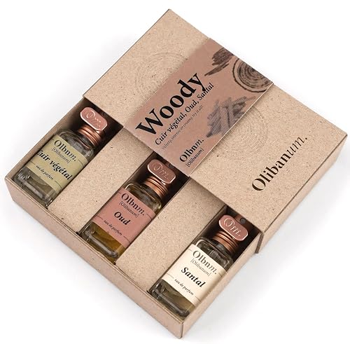 Olibanum Olbnm. Eau De Parfum - Discovery Sets Trio Woody (Cuir, Oud, Santal), 3x12ml Beauty & Personal Care Olibanum