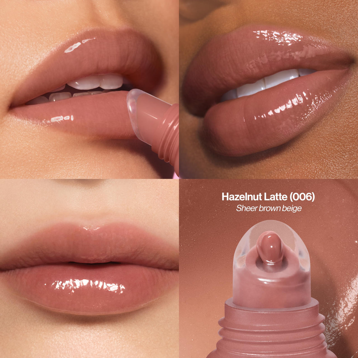 Revlon Glimmer Lip Treat Balm + Mask, Overnight Peptide Lip Treatment, Hydrating, 006 Hazelnut Latte, 0.4 fl oz Beauty & Personal Care REVLON
